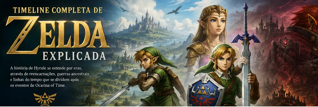 Timeline de Zelda: O Guia Definitivo da Cronologia Oficial e Seus Mistérios